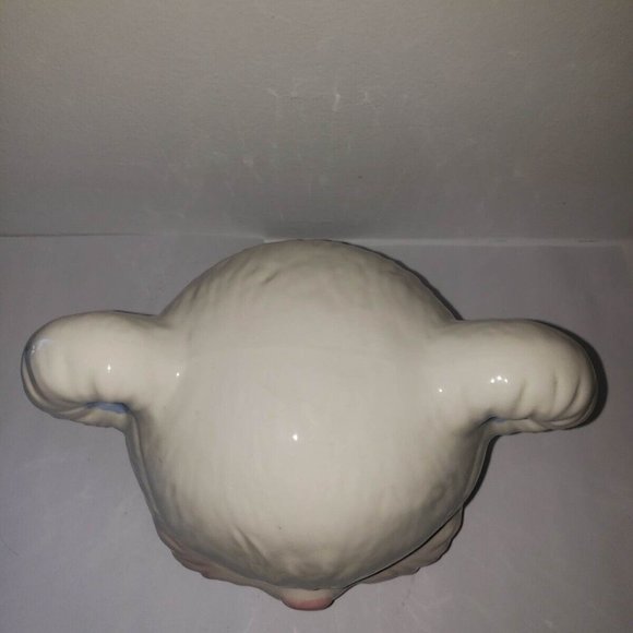 Teddy Bear Blue Ribbon Hand Craft by Cresteramics Creston BC Cookie jar - Picture 6 of 12